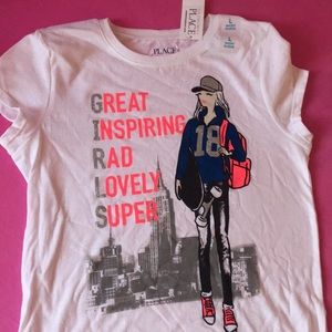 Brand New Girls Shirt with Inspiring Message